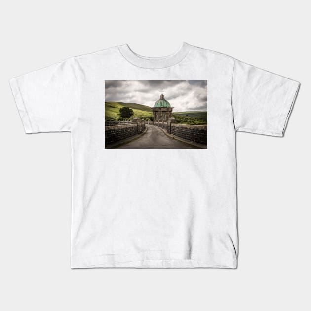 Elan Valley View Kids T-Shirt by GenuineDabber